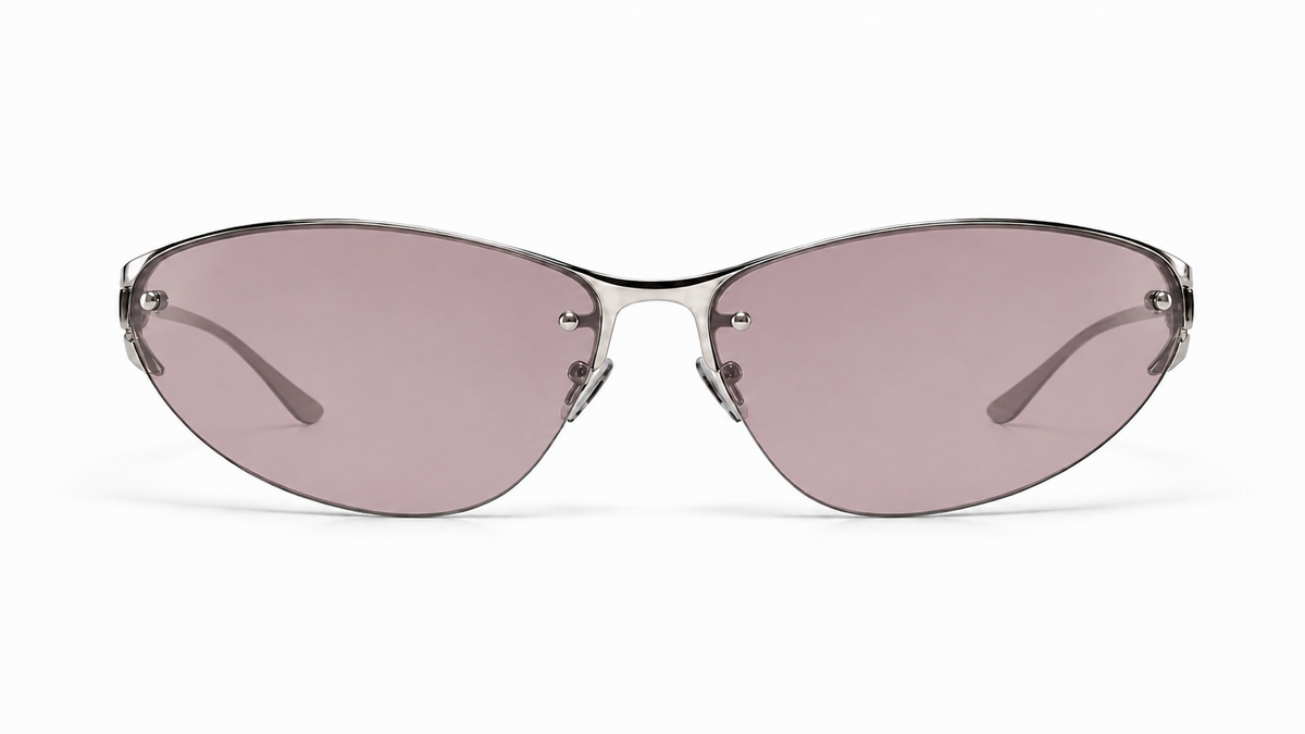 Silver Sunglasses Y2K