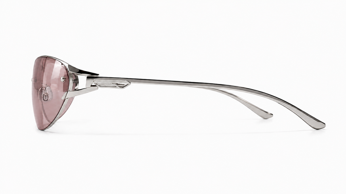 Silver Sunglasses Y2K